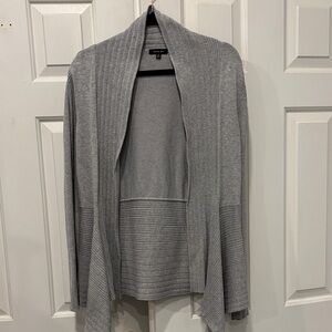 Verve Ami Heather Gray Open Cardigan